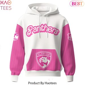 Florida Panthers x Barbie Pink Design Hoodie