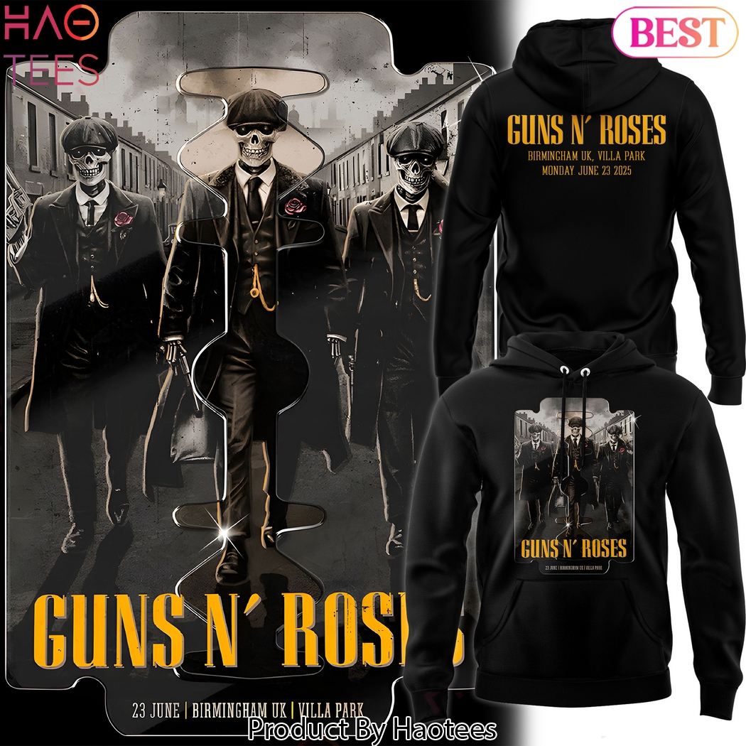 Guns N Roses World Tour To Birmingham 2025 Design Hoodie Guns N Roses World Tour To Birmingham 2025 Design Hoodie