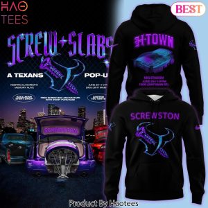 H-Town Screwston DJ Screw x Houston Texans 2025 Design Hoodie