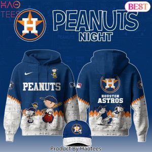 Houston Astros Peanuts 75th Anniversary Design Hoodie