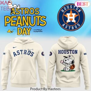 Houston Astros Peanuts Snoopy Design Hoodie