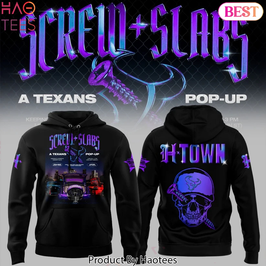 Houston Texans x DJ Screw H-Town Design Hoodie Houston Texans x DJ Screw H-Town Design Hoodie