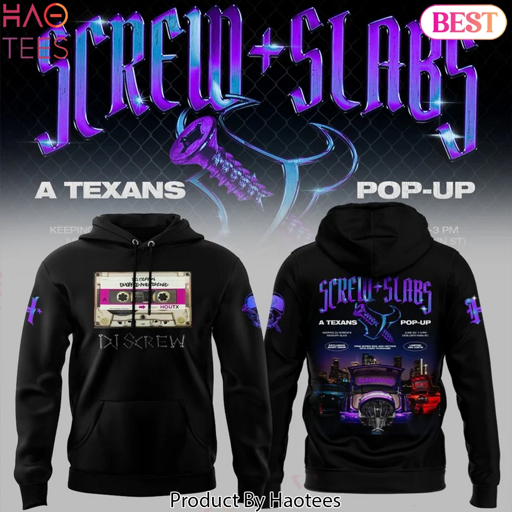 Houston Texans x DJ Screw Slabs Design Hoodie Houston Texans x DJ Screw Slabs Design Hoodie