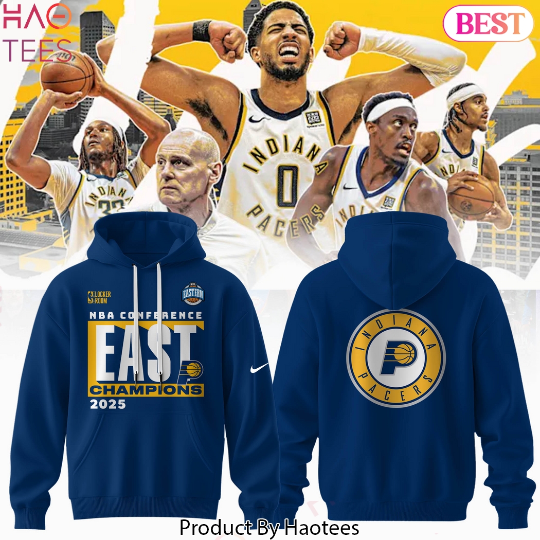 Indiana Pacers 2025 Eastern Conference Champions Design Hoodie Indiana Pacers 2025 Eastern Conference Champions Design Hoodie