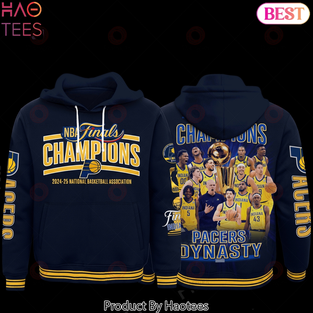 Indiana Pacers Basketball Champions Finals 2024-25 Hoodie Indiana Pacers Basketball Champions Finals 2024-25 Hoodie