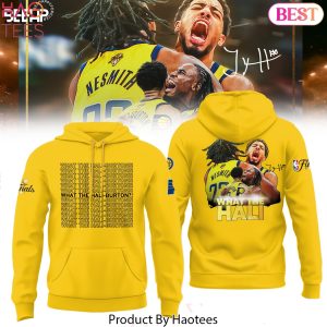 Indiana Pacers Eastern Conference Champions What The Hali Design Hoodie – Gold