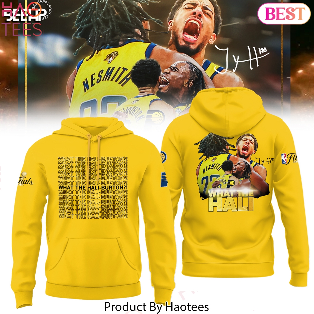 Indiana Pacers Eastern Conference Champions What The Hali Design Hoodie - Gold Indiana Pacers Eastern Conference Champions What The Hali Design Hoodie - Gold
