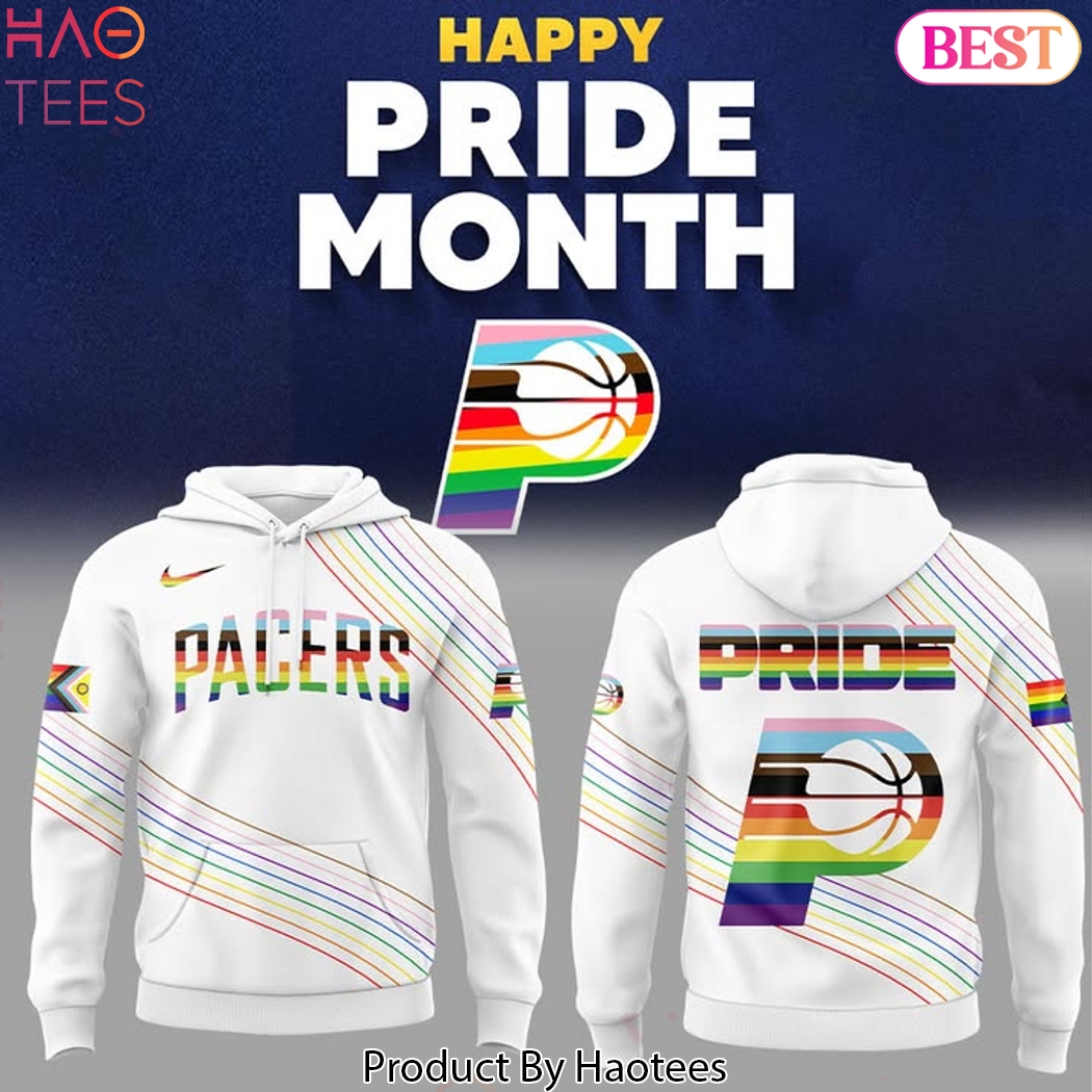 Indiana Pacers Happy Pride Month Design Hoodie Indiana Pacers Happy Pride Month Design Hoodie