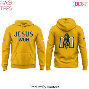 Jesus Won Murray State Racers Design Hoodie – Gold