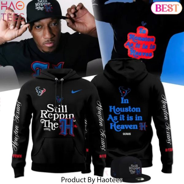 Lecrae x Houston Texans Still Reppin The H Siervos – In Houston As It Is In Heaven 2025 Design Hoodie