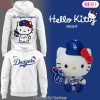 Los Angeles Dodgers Hello Kitty Design Hoodie
