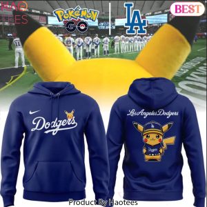 Los Angeles Dodgers Pokemon Design Hoodie