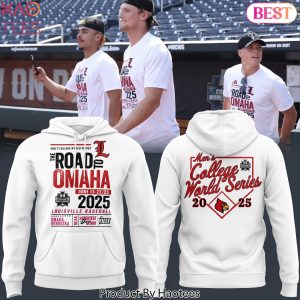 Louisville Cardinals Men College World Series The Road To Omaha Design Hoodie