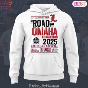 Louisville Cardinals Men College World Series The Road To Omaha Design Hoodie