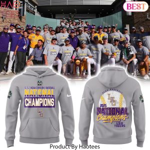 LSU Tigers Baseball 2025 NCAA Baseball Men College World Series Champions Design Hoodie
