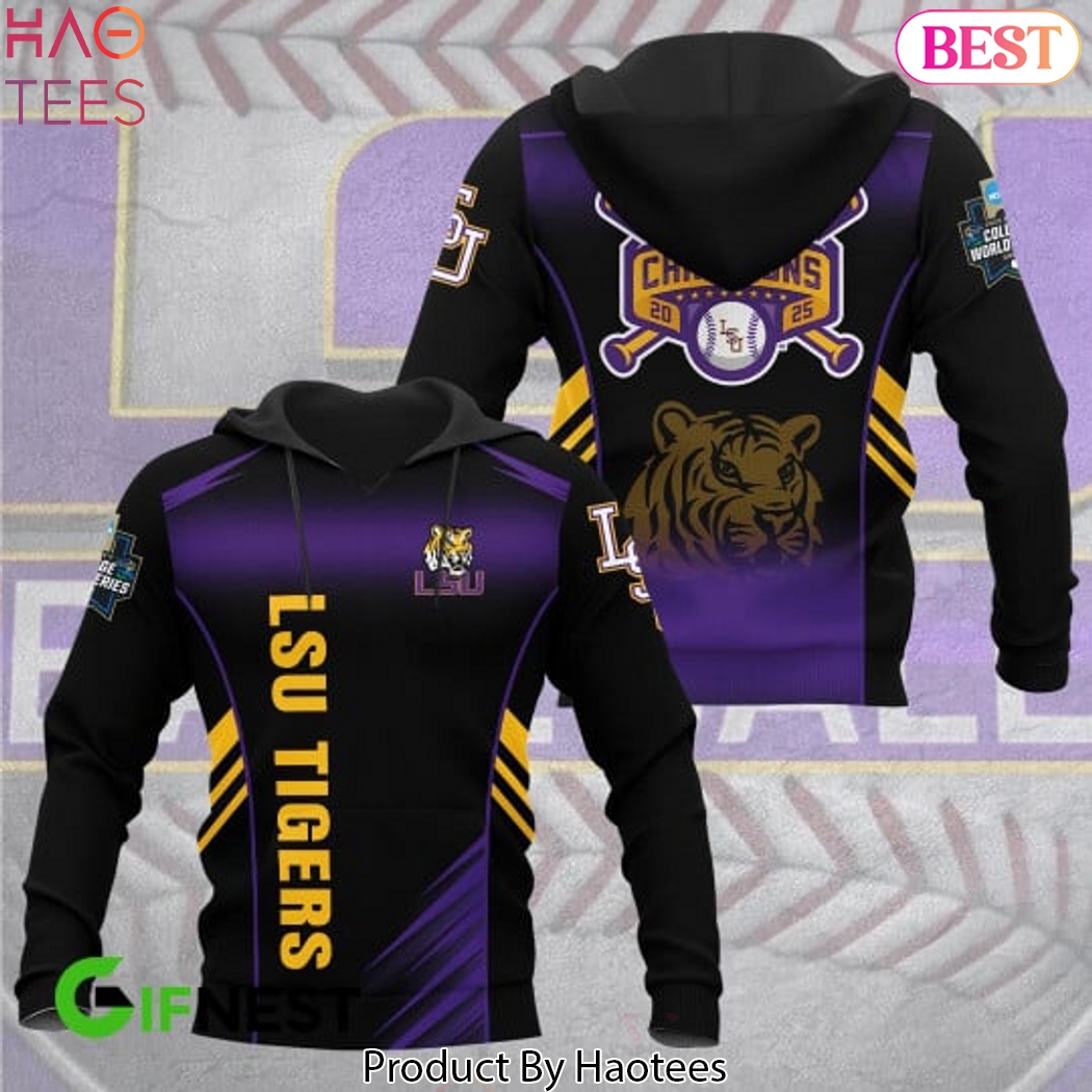 LSU Tigers NCAA Baseball National Champions 2025 Design Hoodie LSU Tigers NCAA Baseball National Champions 2025 Design Hoodie