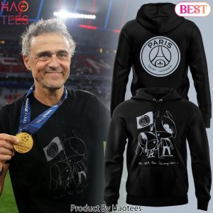 Luis Enrique Xana We Are The Champion Paris Saint Germain Design Hoodie