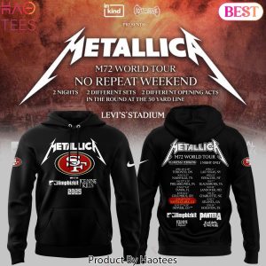 M72 World Tour Metallica x San Francisco 49ers Design Hoodie