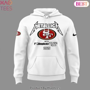 M72 World Tour Metallica x San Francisco 49ers Design Hoodie – White