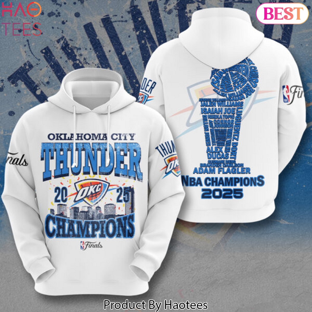 Oklahoma City Thunder 2025 Champions Finals Design Hoodie Oklahoma City Thunder 2025 Champions Finals Design Hoodie