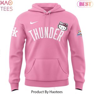 Oklahoma City Thunder 2025 Hello Kitty Hoodie