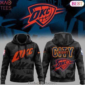 Oklahoma City Thunder Basketball Black Hoodie