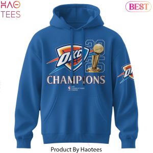 Oklahoma City Thunder Champion National Basketball Association Design Hoodie