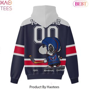 Personalized Washington Capitals x Peanuts Design Hoodie