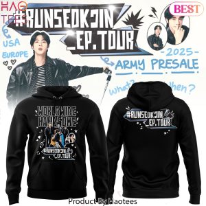 Runseokjin EP Tour 2025 Worldwide Handsome Design Hoodie – Black