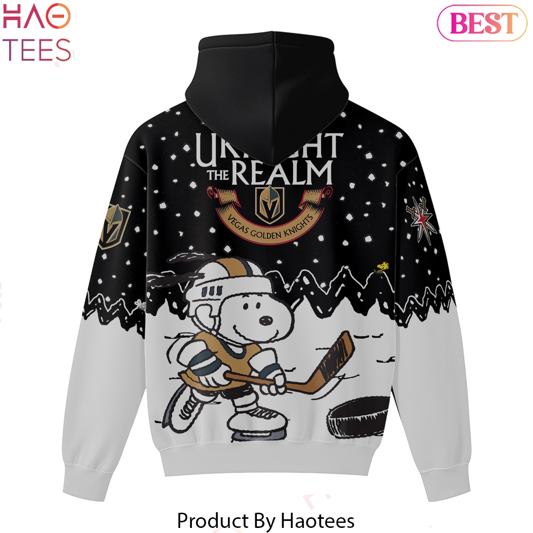 Vegas Golden Knights Peanuts Uknight The Realm Design Hoodie Vegas Golden Knights Peanuts Uknight The Realm Design Hoodie