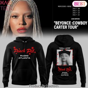 2025 Beyonce Cowboy Carter Tour Peach Pit Radio Atlanta Design Hoodie