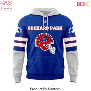 2025 Buffalo Bills Red Helmets Back Design Hoodie