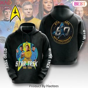 60 Years Of Star Trek 1966-2025 Design Hoodie