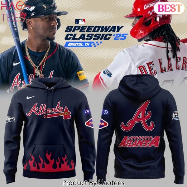 Atlanta Braves Speedway Classic 2025 Design Hoodie