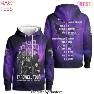 Black Sabbath 1968-2025 Farewell Tour Is This The End My Friend Design Hoodie