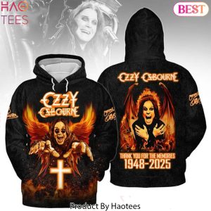 Black Sabbath x Ozzy Osbourne Thank You For The Memories Hoodie