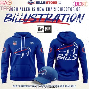 Buffalo Bills Josh Allen Is New Era Director Of Billustration Charging Potato Design Hoodie