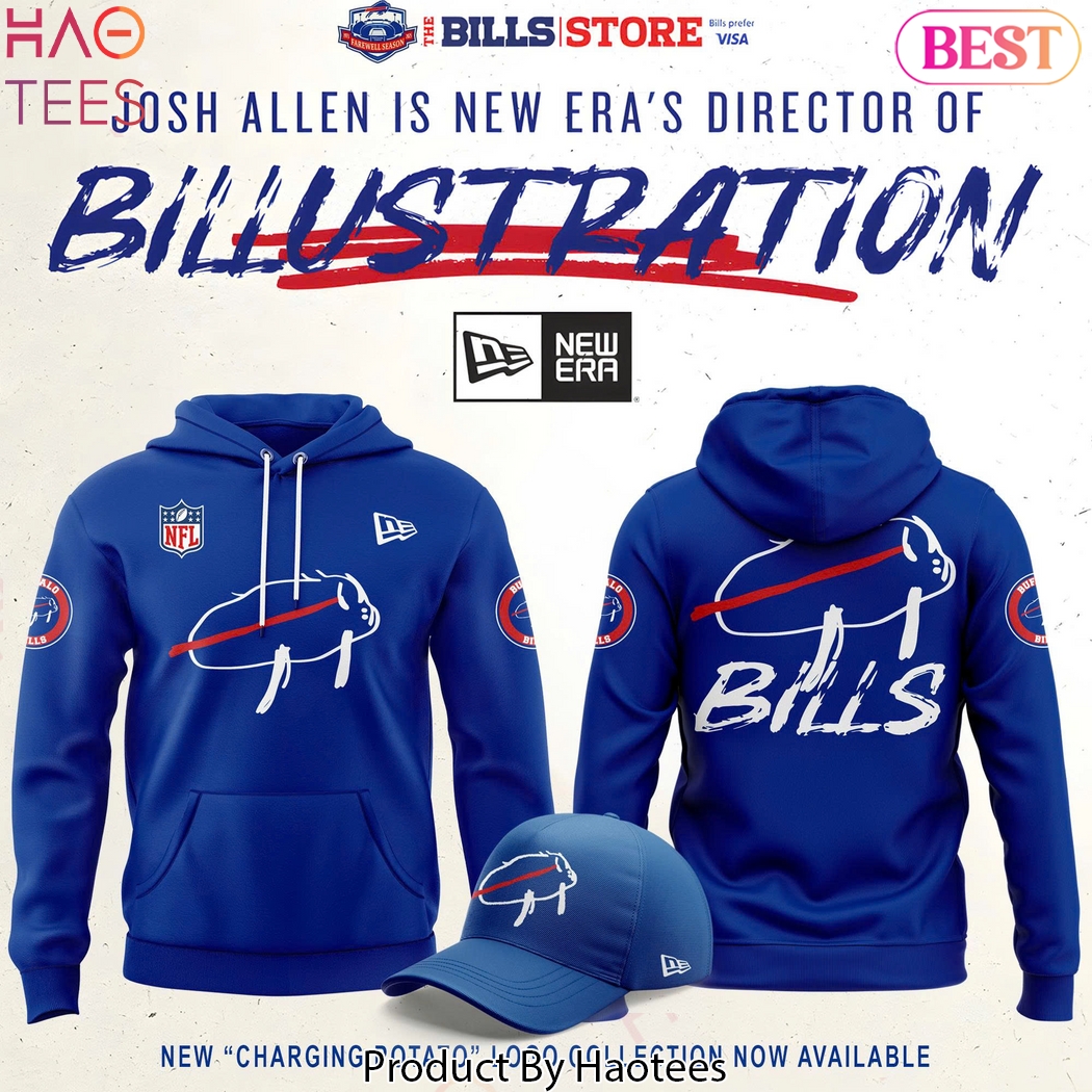 Buffalo Bills Josh Allen Is New Era Director Of Billustration Charging Potato Design Hoodie Buffalo Bills Josh Allen Is New Era Director Of Billustration Charging Potato Design Hoodie