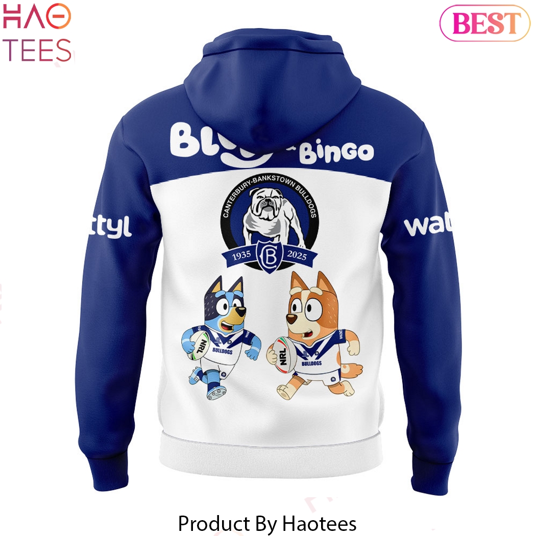 Canterbury Bulldogs Bluey And Bingo Design Hoodie Canterbury Bulldogs Bluey And Bingo Design Hoodie