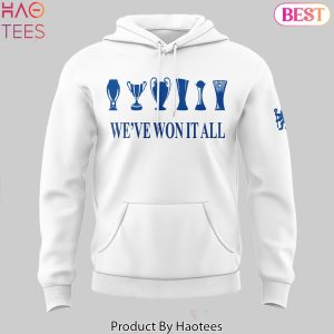 Chelsea We ve Won It All Again Design Hoodie