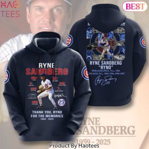 Chicago Cubs x Ryne Sandberg In Loving Memory Signature Hoodie