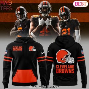 Cleveland Browns 2025 Black Design Hoodie