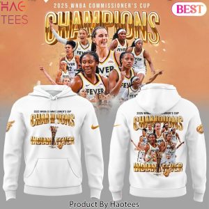 Commissioner Cup Champions 2025 WNBA Indiana Fever Design Hoodie