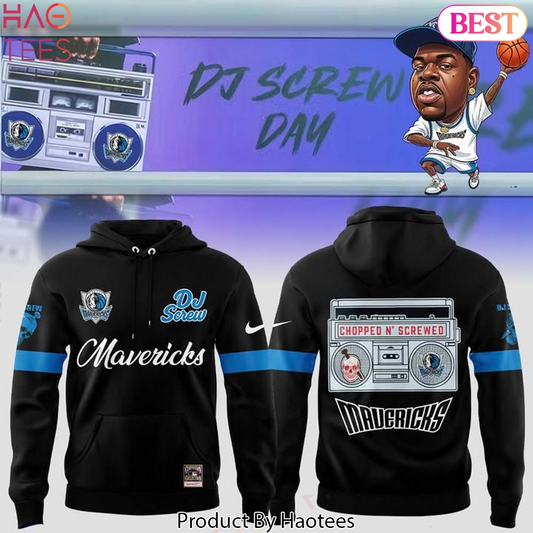 Dallas Mavericks x Dj Screw Chopped N Screwed Design Hoodie Dallas Mavericks x Dj Screw Chopped N Screwed Design Hoodie