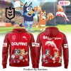 Gold Coast Titans Bluey And Bingo Design Hoodie Gold Coast Titans Bluey And Bingo Design Hoodie