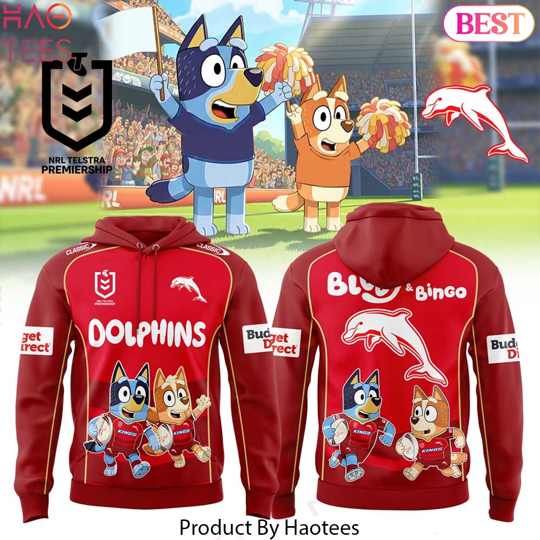 Dolphins Bluey And Bingo Design Hoodie Dolphins Bluey And Bingo Design Hoodie