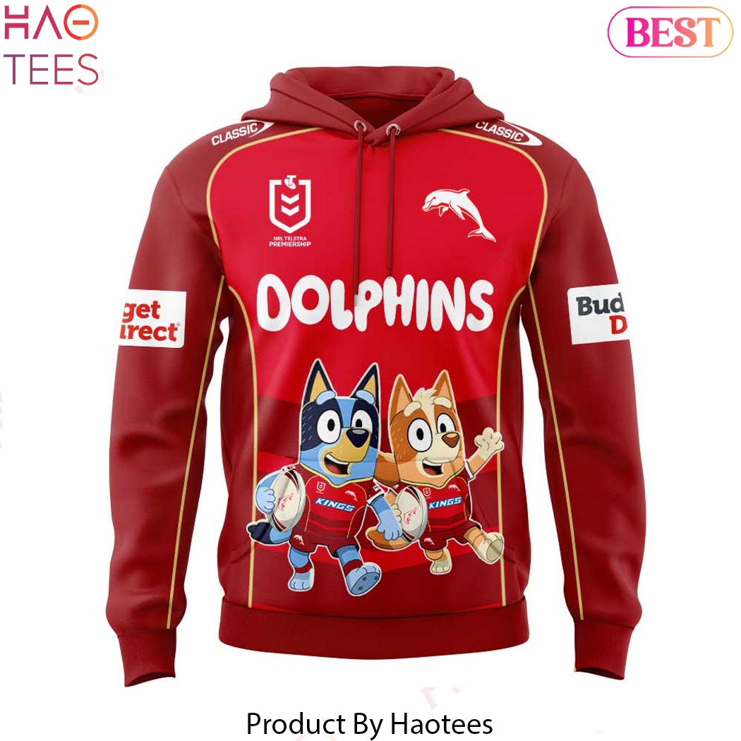 Dolphins Bluey And Bingo Design Hoodie Dolphins Bluey And Bingo Design Hoodie