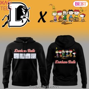 Durham Bulls x Peanuts Black Design Hoodie