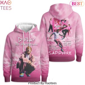 Ed Sheeran Press Play Sapphire Design Hoodie