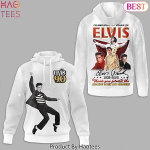 Elvis Presley 1935-2025 Thank You For All The Amazing Music And Memories Design Hoodie